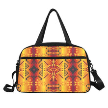 Load image into Gallery viewer, Desert Geo Yellow Red Weekend Travel Bag (Model 1671) bag e-joyer 
