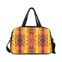 Load image into Gallery viewer, Desert Geo Yellow Red Weekend Travel Bag (Model 1671) bag e-joyer 
