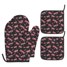 Load image into Gallery viewer, Gathering Noir Oven Mitt &amp; Pot Holder
