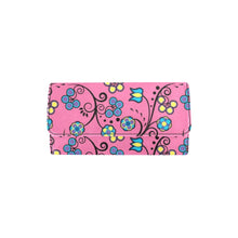 Load image into Gallery viewer, Blue Trio Bubblegum Women&#39;s Trifold Wallet
