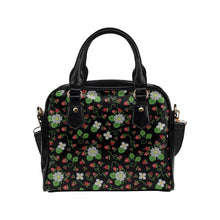 Load image into Gallery viewer, Strawberry Dreams Midnight Shoulder Handbag
