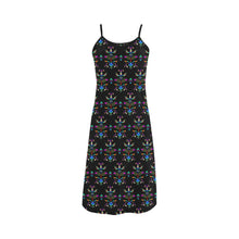 Load image into Gallery viewer, Dakota Damask Black Alcestis Slip Dress
