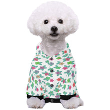 Load image into Gallery viewer, Berry Flowers White Pet Dog Hoodie
