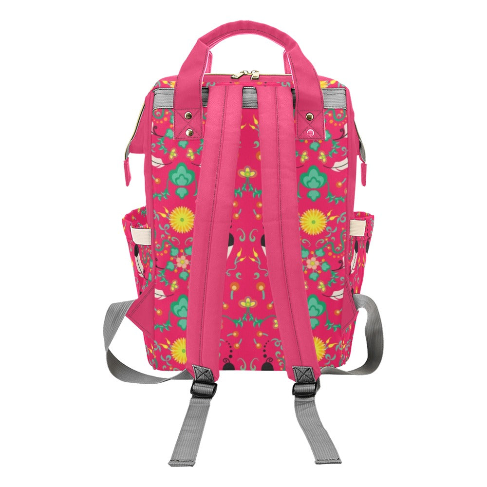 New Growth Pink Multi-Function Diaper Backpack/Diaper Bag