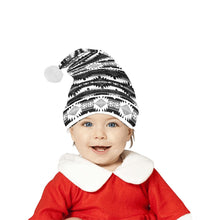 Load image into Gallery viewer, Okotoks Black and White Santa Hat
