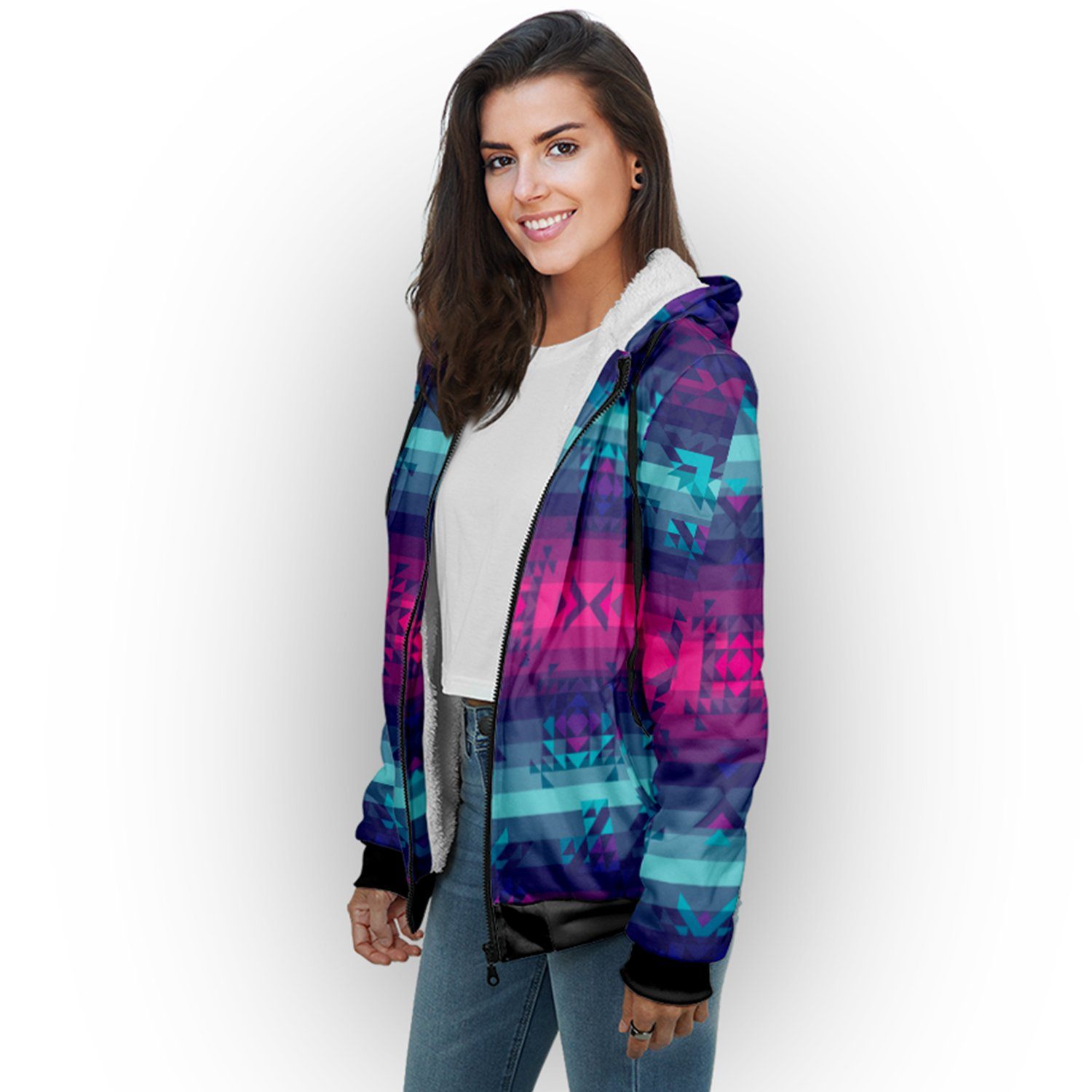 Dimensional Brightburn LG Sherpa Hoodie hoodie Herman 