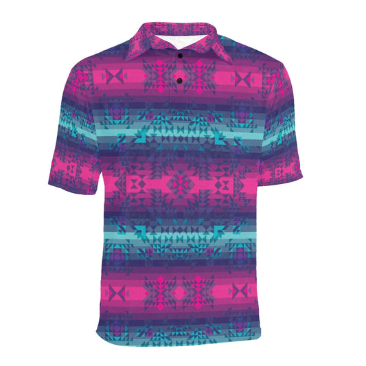 Dimensional Brightburn Men's All Over Print Polo Shirt (Model T55) Men's Polo Shirt (Model T55) e-joyer 