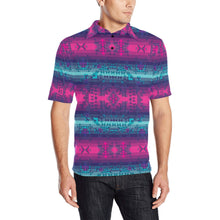 Load image into Gallery viewer, Dimensional Brightburn Men&#39;s All Over Print Polo Shirt (Model T55) Men&#39;s Polo Shirt (Model T55) e-joyer 
