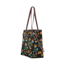 Load image into Gallery viewer, Dragon Lily Noir Clover Canvas Tote Bag (Model 1661) Clover Canvas Tote Bag (1661) e-joyer 
