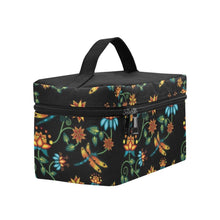 Load image into Gallery viewer, Dragon Lily Noir Cosmetic Bag/Large (Model 1658) bag e-joyer 
