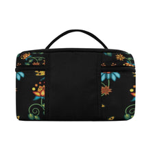 Load image into Gallery viewer, Dragon Lily Noir Cosmetic Bag/Large (Model 1658) bag e-joyer 
