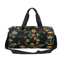 Load image into Gallery viewer, Dragon Lily Noir Duffle Bag (Model 1679) Duffle Bag (1679) e-joyer 
