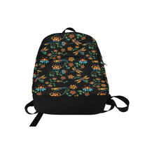 Load image into Gallery viewer, Dragon Lily Noir Fabric Backpack for Adult (Model 1659) Casual Backpack for Adult (1659) e-joyer 
