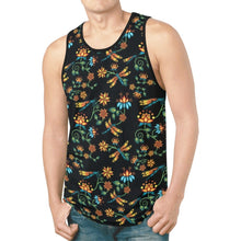 Load image into Gallery viewer, Dragon Lily Noir New All Over Print Tank Top for Men (Model T46) New All Over Print Tank Top for Men (T46) e-joyer 
