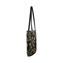 Load image into Gallery viewer, Dragon Lily Noir Reusable Shopping Bag Model 1660 (Two sides) Shopping Tote Bag (1660) e-joyer 
