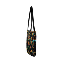 Load image into Gallery viewer, Dragon Lily Noir Reusable Shopping Bag Model 1660 (Two sides) Shopping Tote Bag (1660) e-joyer 
