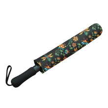 Load image into Gallery viewer, Dragon Lily Noir Semi-Automatic Foldable Umbrella (Model U05) Semi-Automatic Foldable Umbrella e-joyer 
