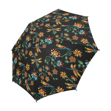 Load image into Gallery viewer, Dragon Lily Noir Semi-Automatic Foldable Umbrella (Model U05) Semi-Automatic Foldable Umbrella e-joyer 
