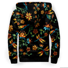 Load image into Gallery viewer, Dragon Lily Noir Sherpa Hoodie hoodie Herman 
