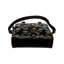 Load image into Gallery viewer, Dragon Lily Noir Shoulder Handbag (Model 1634) Shoulder Handbags (1634) e-joyer 
