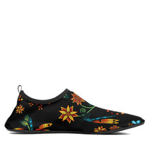 Load image into Gallery viewer, Dragon Lily Noir Sockamoccs Slip On Shoes Herman 
