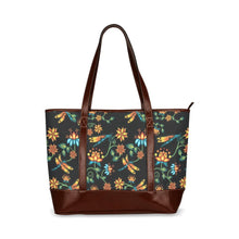 Load image into Gallery viewer, Dragon Lily Noir Tote Handbag (Model 1642) Tote Handbags (1642) e-joyer 
