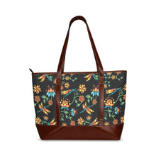 Load image into Gallery viewer, Dragon Lily Noir Tote Handbag (Model 1642) Tote Handbags (1642) e-joyer 
