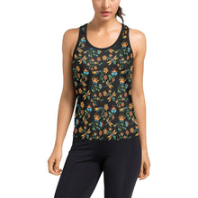 Load image into Gallery viewer, Dragon Lily Noir Women&#39;s Racerback Tank Top (Model T60) Racerback Tank Top (T60) e-joyer 
