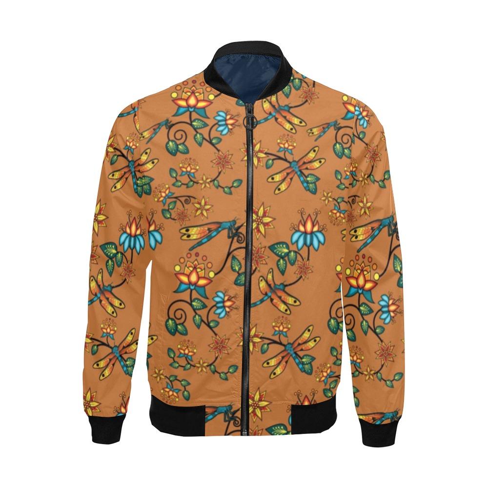 Dragon Lily Sierra All Over Print Bomber Jacket for Men (Model H19) Jacket e-joyer 