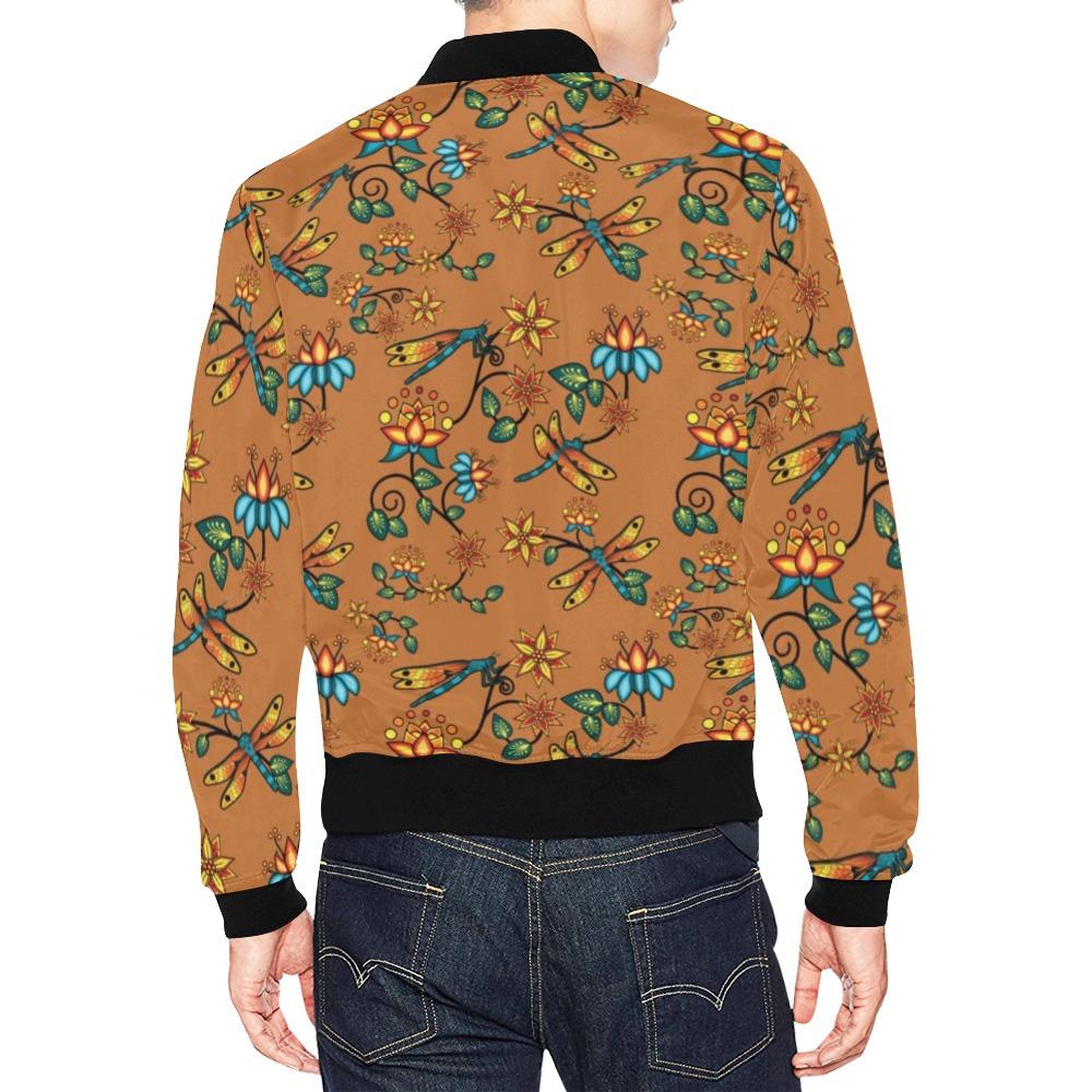 Dragon Lily Sierra All Over Print Bomber Jacket for Men (Model H19) Jacket e-joyer 