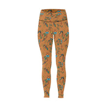 Load image into Gallery viewer, Dragon Lily Sierra All Over Print High-Waisted Leggings (Model L36) High-Waisted Leggings (L36) e-joyer 
