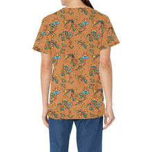 Load image into Gallery viewer, Dragon Lily Sierra All Over Print Scrub Top Scrub Top e-joyer 
