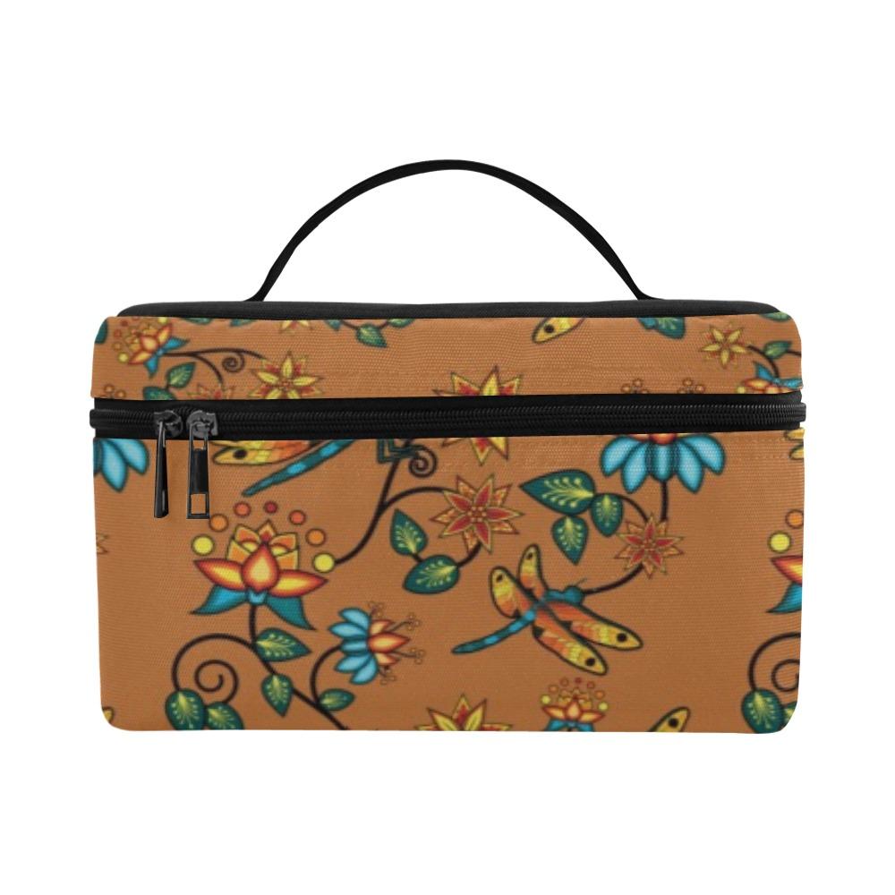 Dragon Lily Sierra Cosmetic Bag/Large (Model 1658) bag e-joyer 