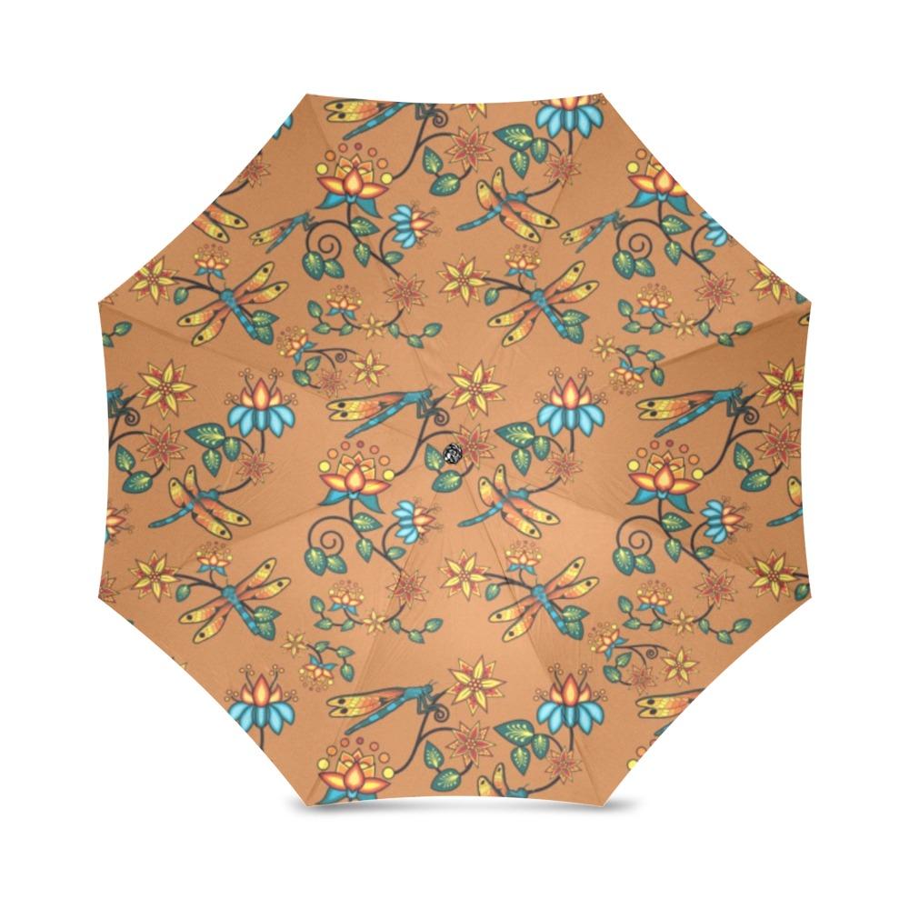 Dragon Lily Sierra Foldable Umbrella (Model U01) Foldable Umbrella e-joyer 