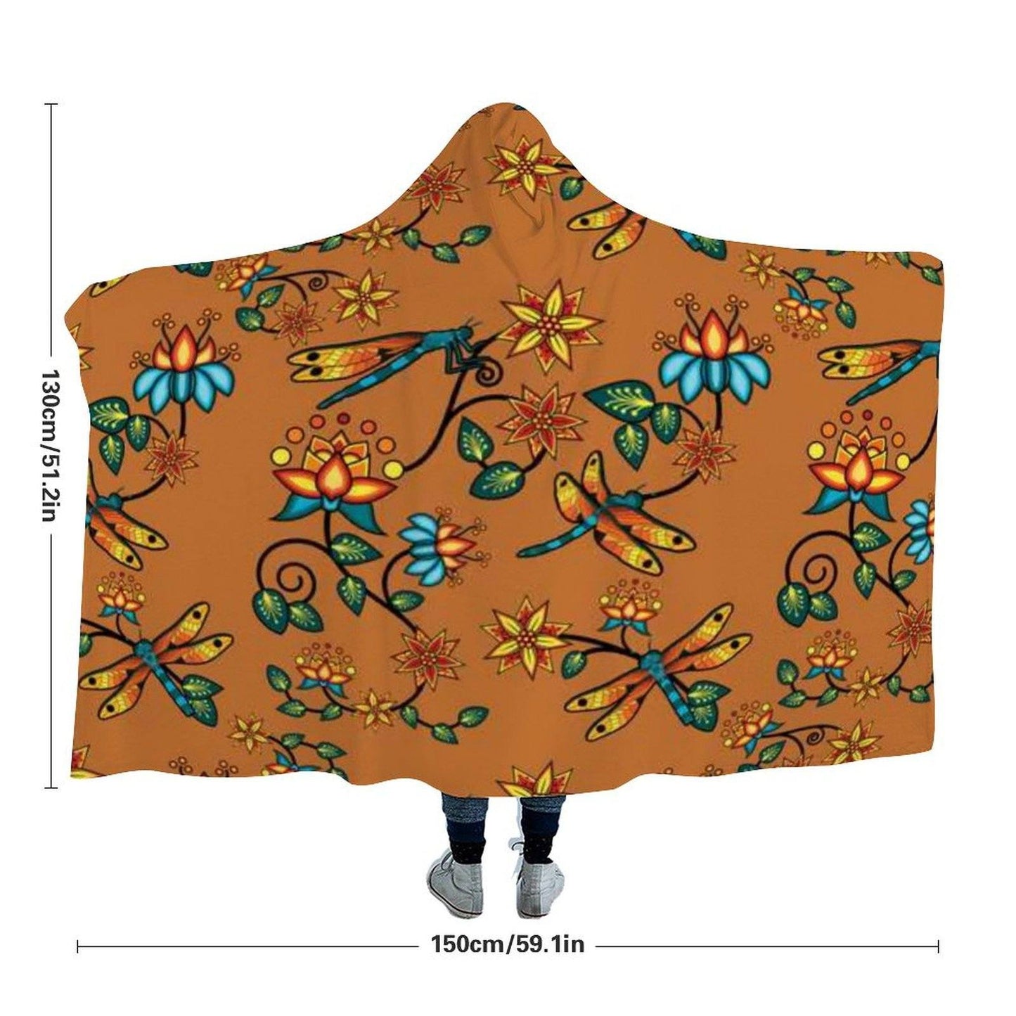 Dragon Lily Sierra Hooded Blanket blanket 49 Dzine 