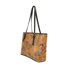 Load image into Gallery viewer, Dragon Lily Sierra Leather Tote Bag/Large (Model 1640) Leather Tote Bag (1640) e-joyer 
