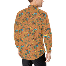 Load image into Gallery viewer, Dragon Lily Sierra Men&#39;s All Over Print Casual Dress Shirt (Model T61) Men&#39;s Dress Shirt (T61) e-joyer 
