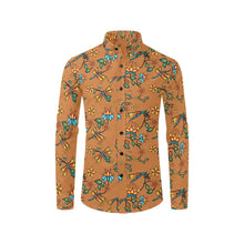 Load image into Gallery viewer, Dragon Lily Sierra Men&#39;s All Over Print Casual Dress Shirt (Model T61) Men&#39;s Dress Shirt (T61) e-joyer 
