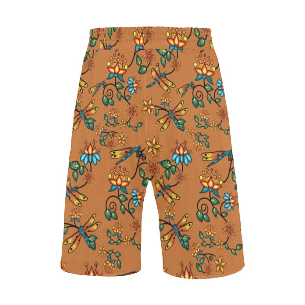 Dragon Lily Sierra Men's All Over Print Casual Shorts (Model L23) Men's Casual Shorts (L23) e-joyer 
