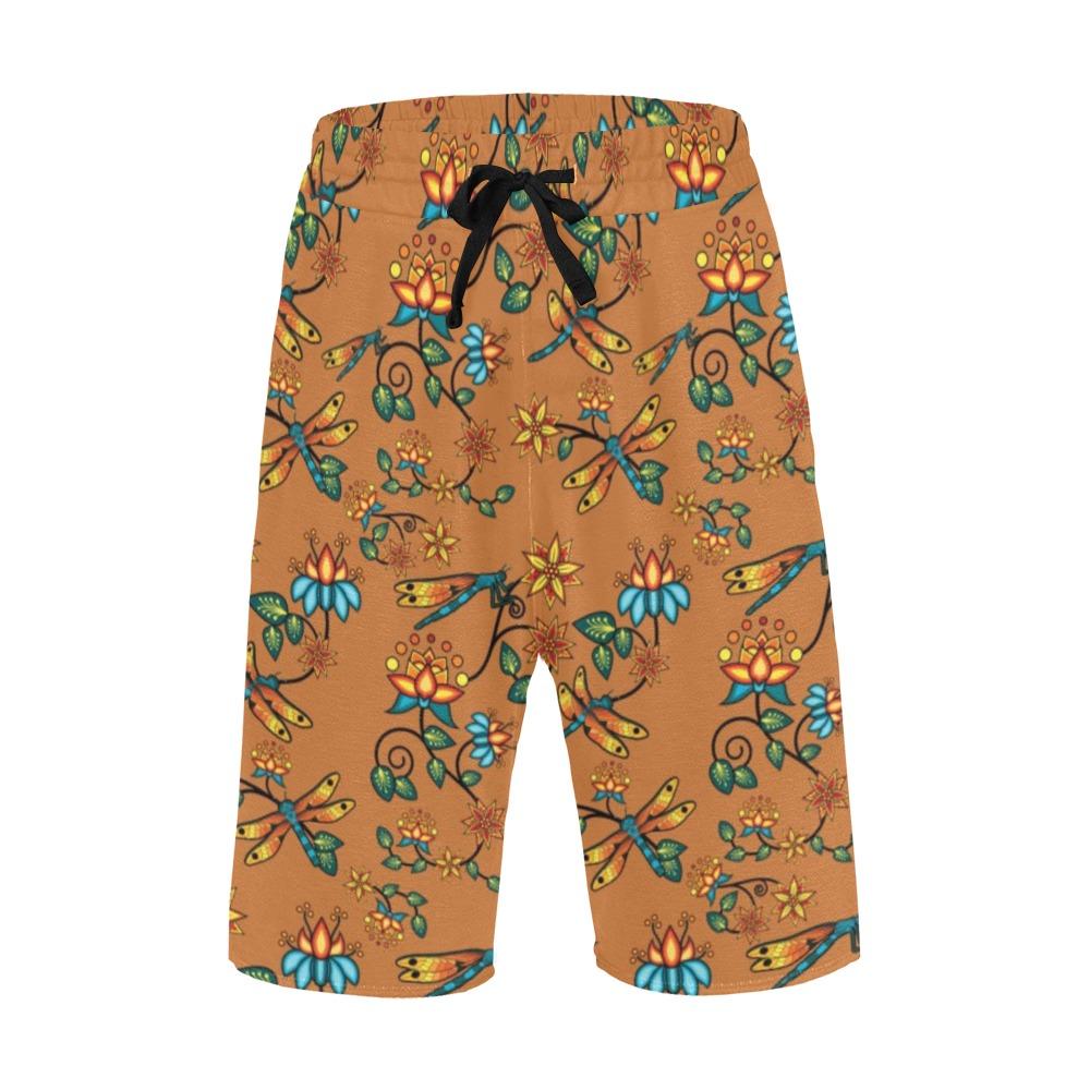 Dragon Lily Sierra Men's All Over Print Casual Shorts (Model L23) Men's Casual Shorts (L23) e-joyer 