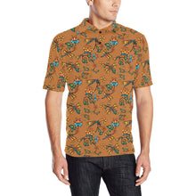 Load image into Gallery viewer, Dragon Lily Sierra Men&#39;s All Over Print Polo Shirt (Model T55) Men&#39;s Polo Shirt (Model T55) e-joyer 
