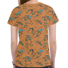 Load image into Gallery viewer, Dragon Lily Sierra New All Over Print T-shirt for Women (Model T45) tshirt e-joyer 
