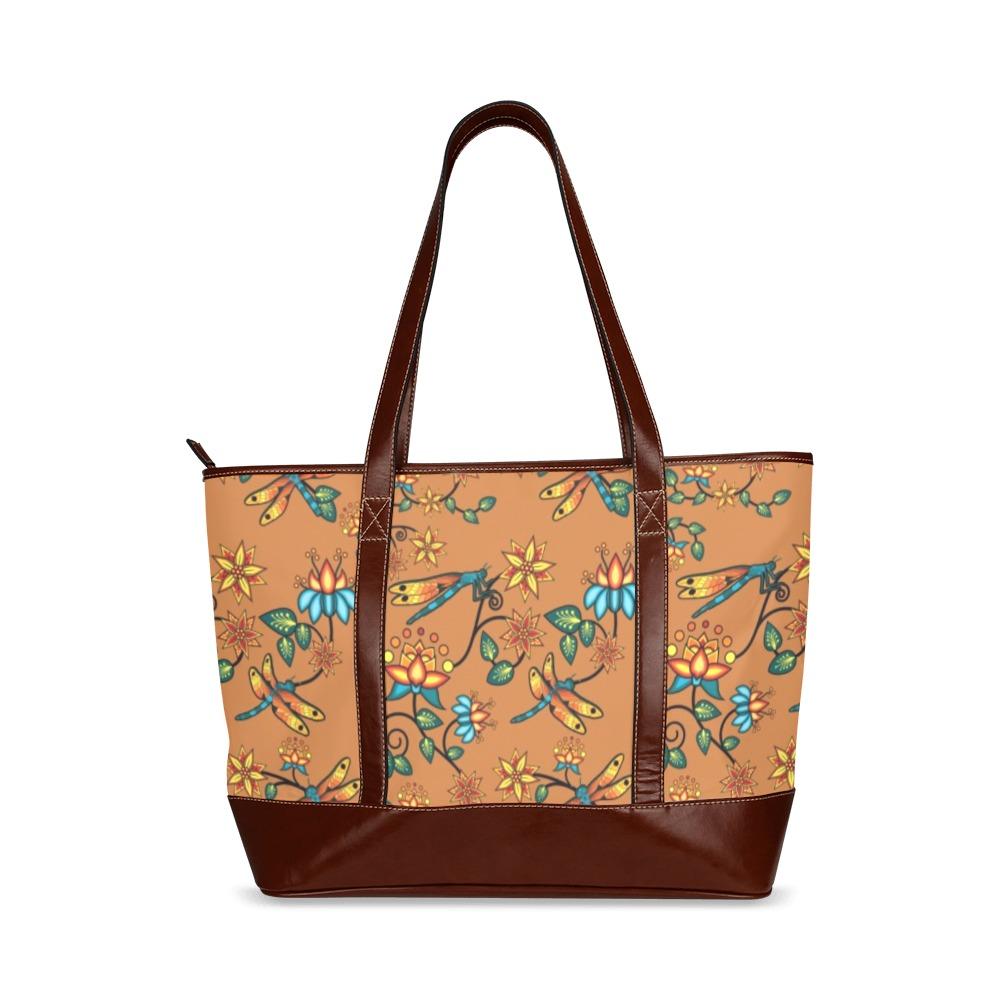 Dragon Lily Sierra Tote Handbag (Model 1642) Tote Handbags (1642) e-joyer 