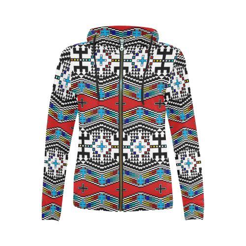 dragonflies All Over Print Full Zip Hoodie for Women (Model H14) All Over Print Full Zip Hoodie for Women (H14) e-joyer 