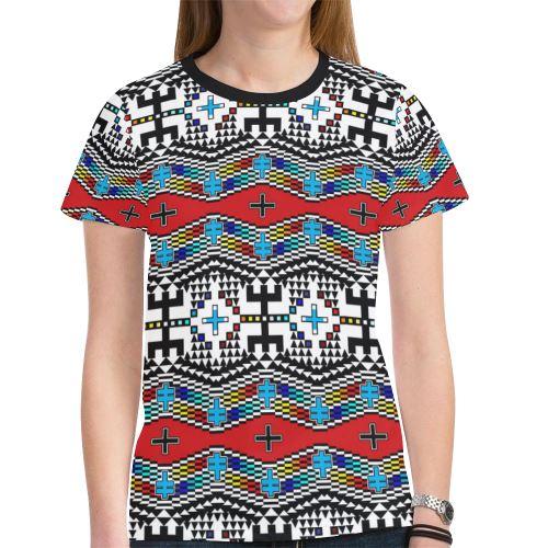 dragonflies New All Over Print T-shirt for Women (Model T45) New All Over Print T-shirt for Women (T45) e-joyer 