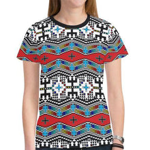 Load image into Gallery viewer, dragonflies New All Over Print T-shirt for Women (Model T45) New All Over Print T-shirt for Women (T45) e-joyer 
