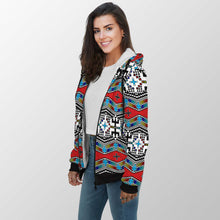 Load image into Gallery viewer, Dragonflies Sherpa Hoodie 49 Dzine 
