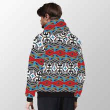 Load image into Gallery viewer, Dragonflies Sherpa Hoodie 49 Dzine 
