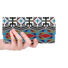 Load image into Gallery viewer, dragonflies Women&#39;s Trifold Wallet (Model 1675) Women&#39;s Trifold Wallet e-joyer 
