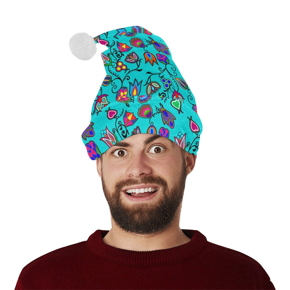 Indigenous Paisley Sky Santa Hat